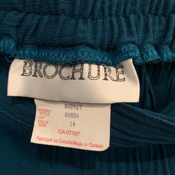 🫐 Vintage 80s grandma dark turquoise matching set - Picture 2 of 10